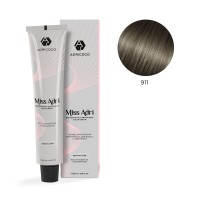 Крем - краска для волос 911 ADRICOCO Miss Adri осветляющий серебристый пепельный, 100мл