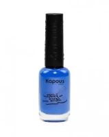 Лак для стемпинг дизайна ногтей Kapous Nails Crazy story синий, 8мл